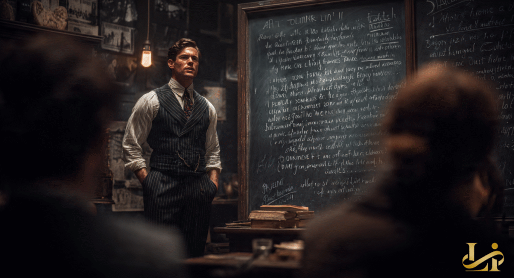 A collage of scenes from early career roles, including the television series "White Collar."