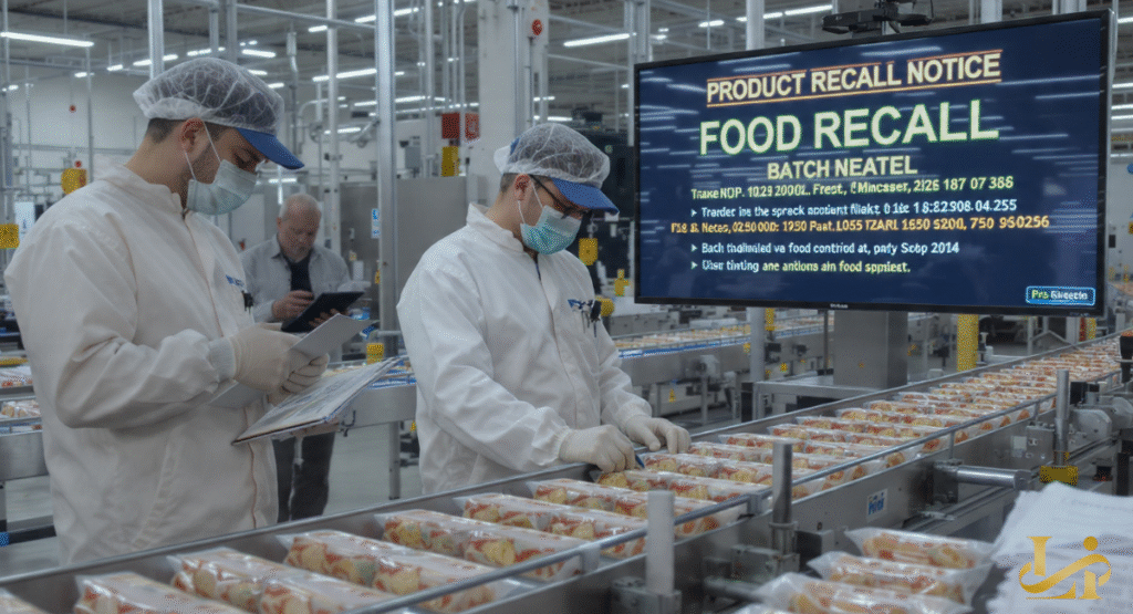 A flowchart explaining the typical Class 1 recall process from discovery to consumer refund. This diagram illustrates the rapid communication between the FDA and retailers during major safety alerts.